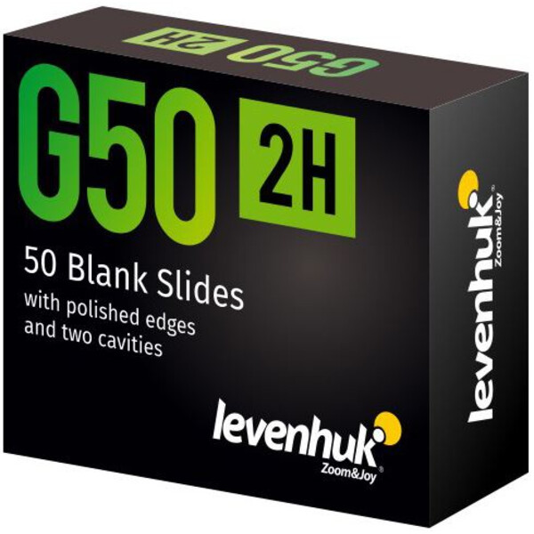 Levenhuk Microscope slide G50 2H 50 pieces