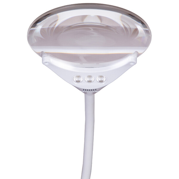 Levenhuk Magnifying glass Zeno Lamp ZL7 White