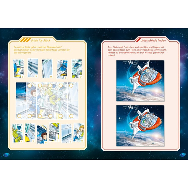 Tessloff-Verlag Pequeño Mayor Tom. Diversión en forma de puzzle lunar