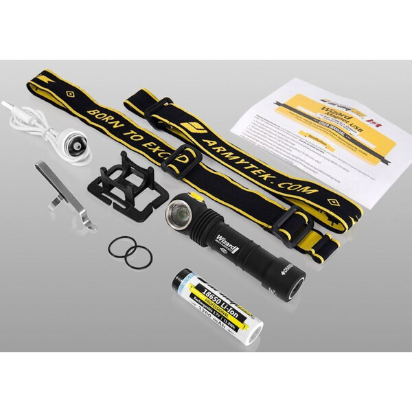 Armytek Linterna Lámpara de bolsillo Wizard Magnet USB (luz fría)