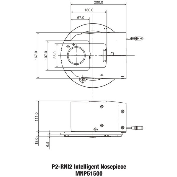 Nikon P2-RNI2 Nosepiese intelligent