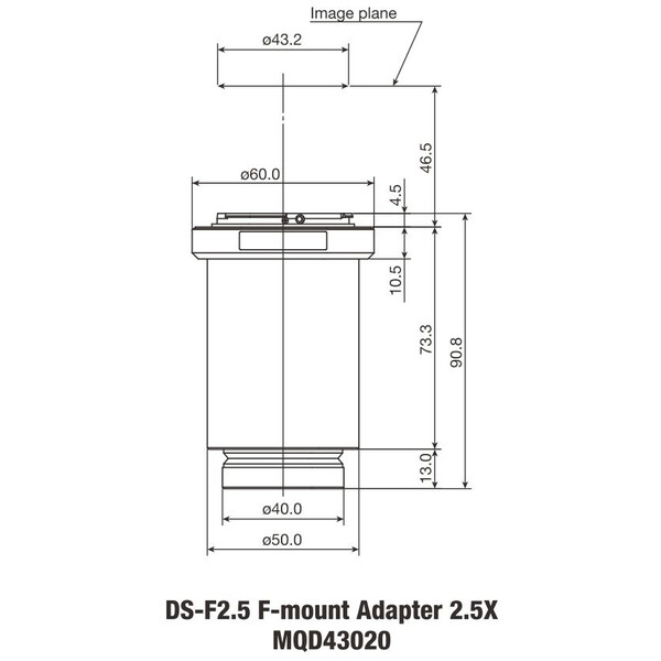 Nikon DS-F2.5 F-Mount Adaptors 2.5x DS-Serie