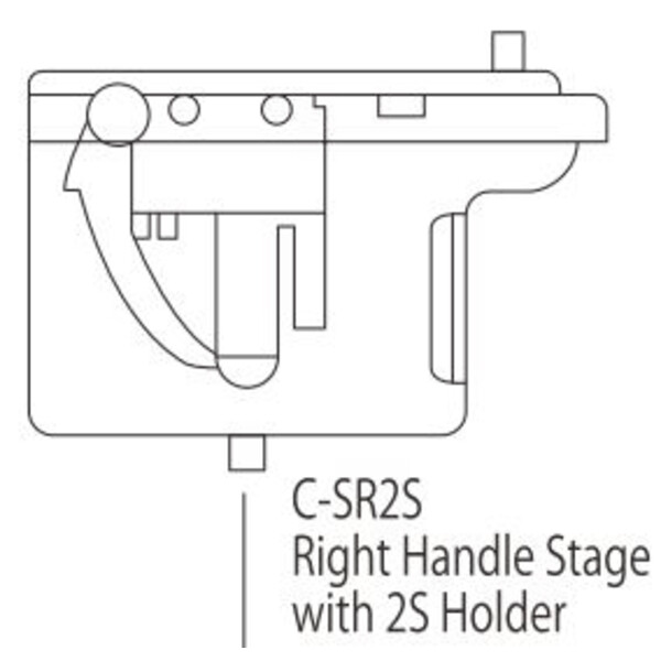 Nikon C-SR2S  Right Handle Stage with 2SHolder