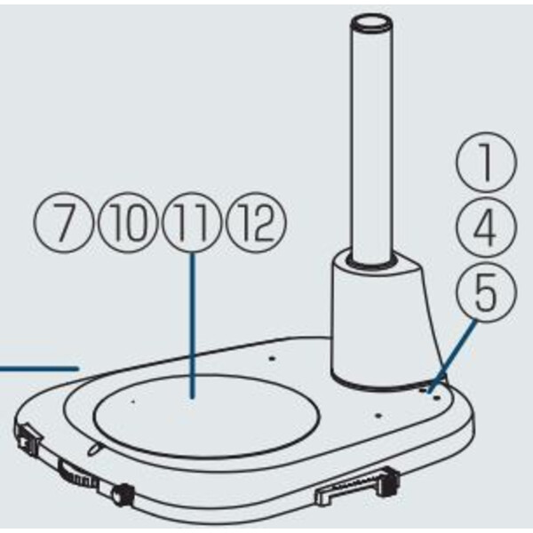 Nikon Stereo zoom microscope SMZ445, bino, 0.8x-3.5x, 45°, FN21, W.D.100mm, Durchlicht, LED