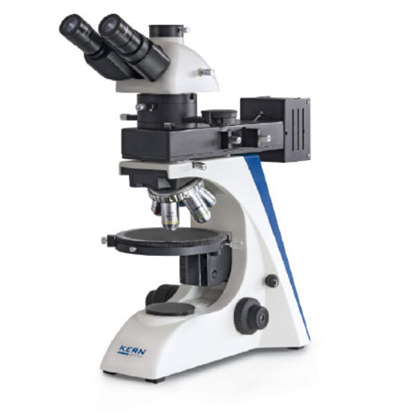 Kern Microscope OPN 184, POL, trino, Inf plan, 40x-400x, Incident  light, HAL, 100W