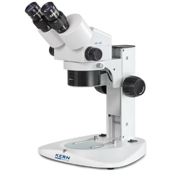 Kern Stereo Zoom Microscope OZL 456, bino,  Ring lights, 10x23, 0.21W LED, 0.75-5.0x