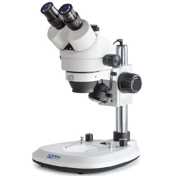 Kern Stereo zoom microscope OZL 463, Bino, Greenough, 0.7-4.5x, HWF10x20, 3W LED