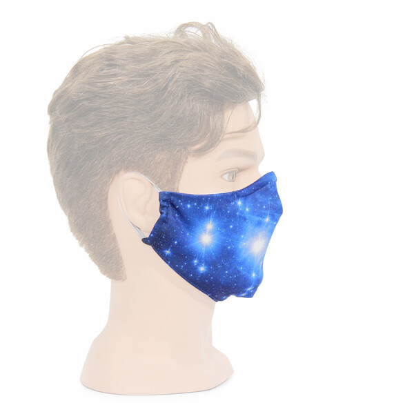 Masketo face mask white with astronomy theme Pleiades 5 pieces