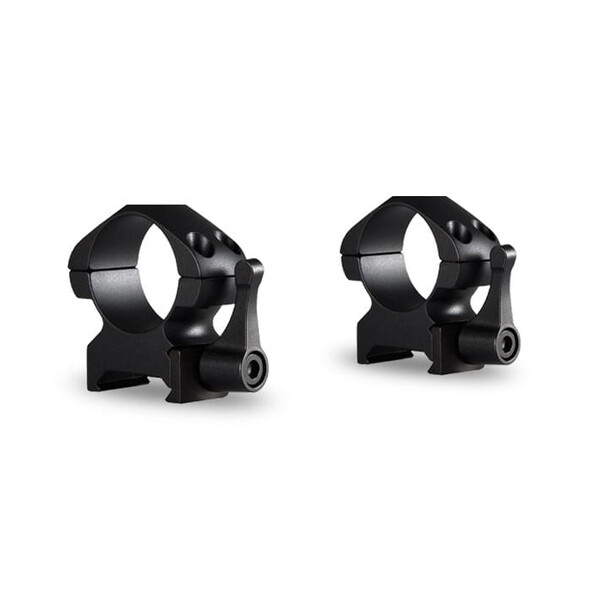 HAWKE Montaggio ad anello di precisione in acciaio 1 pollice 2 pezzi Leva media Weaver