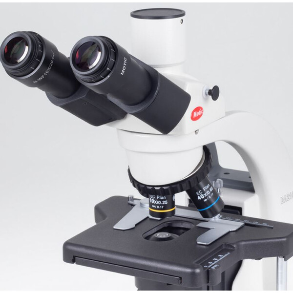 Motic Microscope BA210E bino, infinity, EC- plan, achro, 40x-1000x Hal