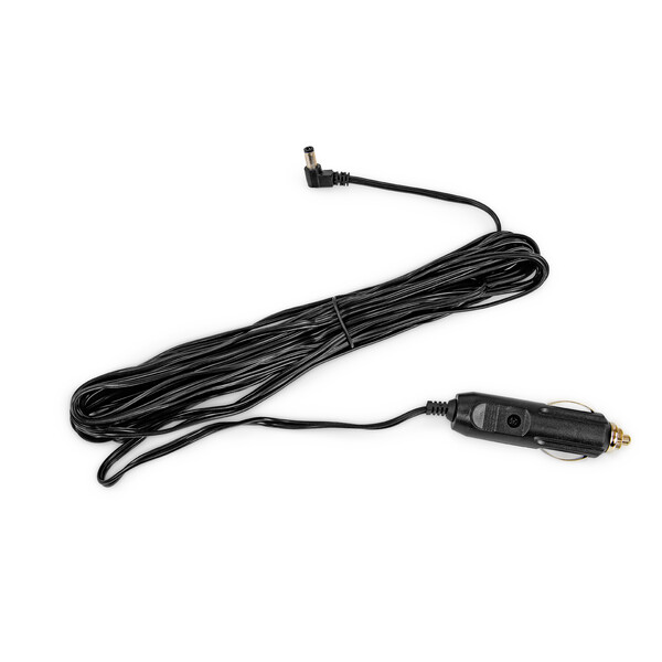 Omegon 12V car battery cable (7m) for car cigarette lighter socket 5.5x2.5mm for Meade telescopes