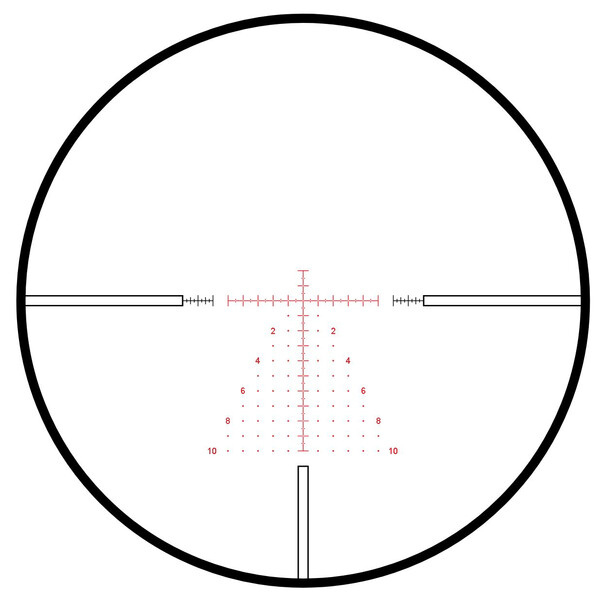 HAWKE Riflescope Frontier 1-inch 3-15x44 SF IR Mil Pro