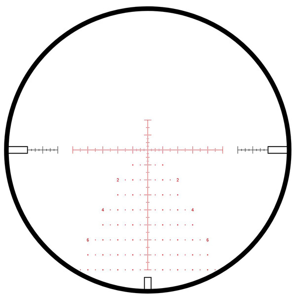 HAWKE Riflescope Frontier 1Zoll 4-20x44 SF IR Mil Pro