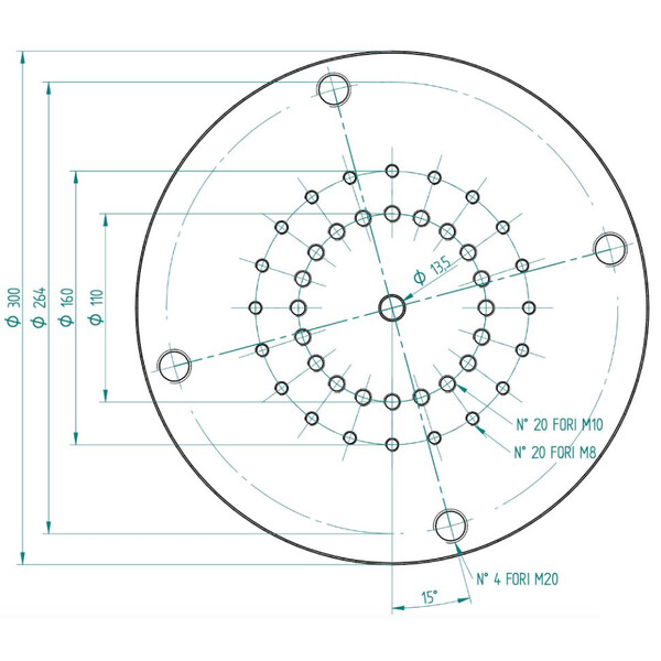 PrimaLuceLab Adaptors C120/EQ8 & EQ8-R