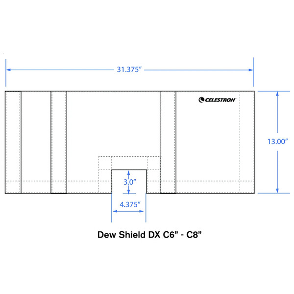 Celestron Soft dew shield cap DX SC6/SC8