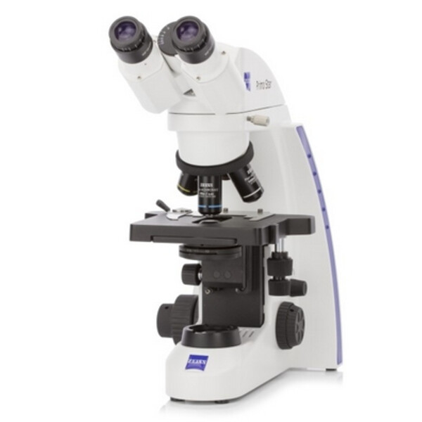 ZEISS Microscope Primostar 3, Full-K., Tri, Ph2, SF22, 5 Pos., ABBE 0.9, 40x-400x