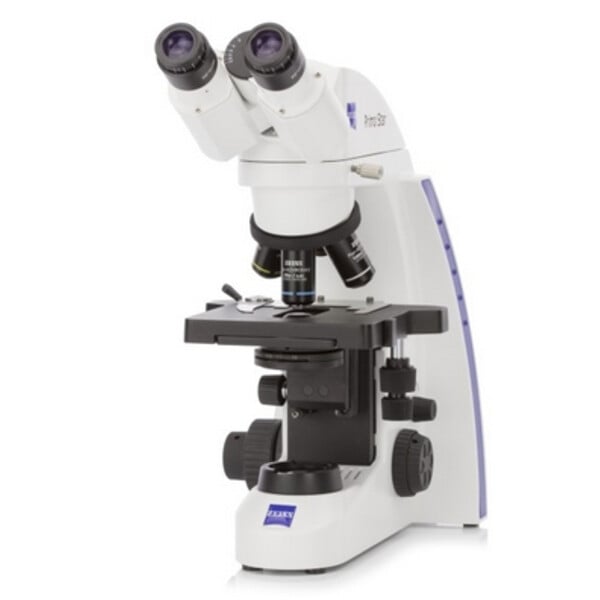ZEISS Microscope PrimoStar 3, fixed-K., Bi, SF20, 4 pos., ABBE 0.9, 40x-400x