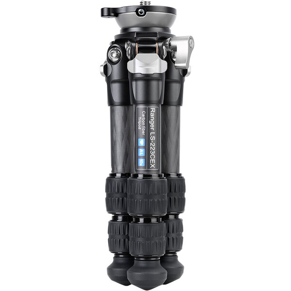 Leofoto Carbon tripod LS-223CEX Ranger mit Nivellierbasis