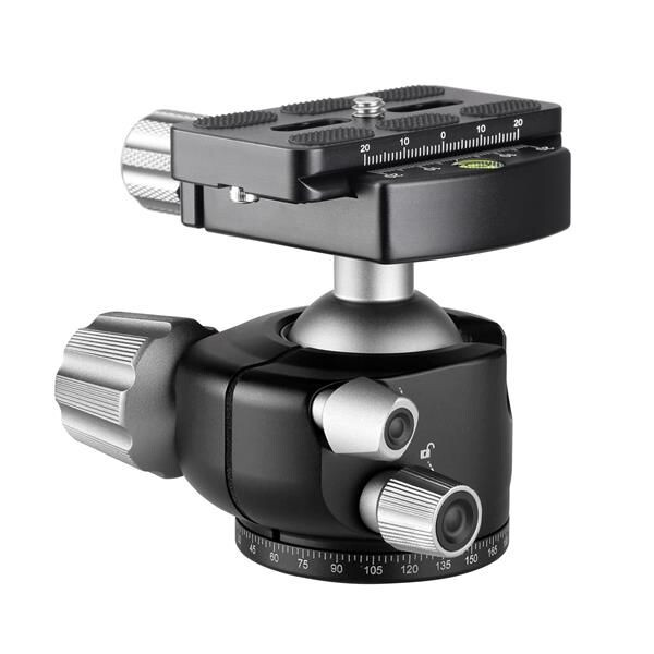 Leofoto Tripod ball-head LH-36 + Schnellwechselplatte QP-70N