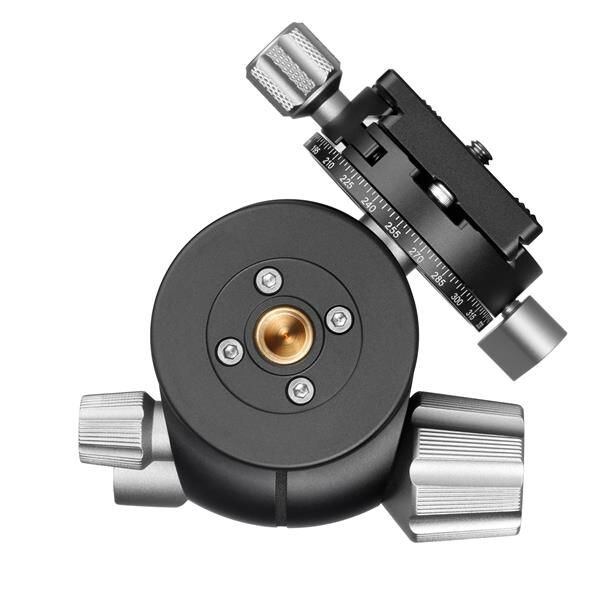 Leofoto Tripod ball-head LH-36 + Schnellwechselplatte QP-70N