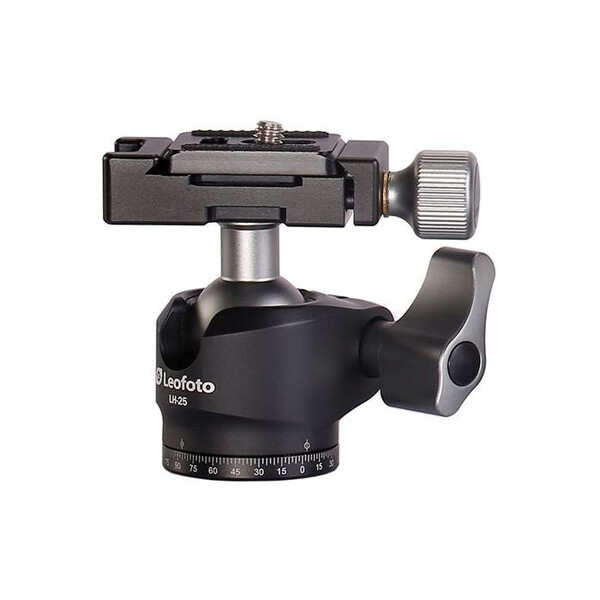Leofoto Tripod ball-head LH-25 + Schnellwechselplatte PU-25