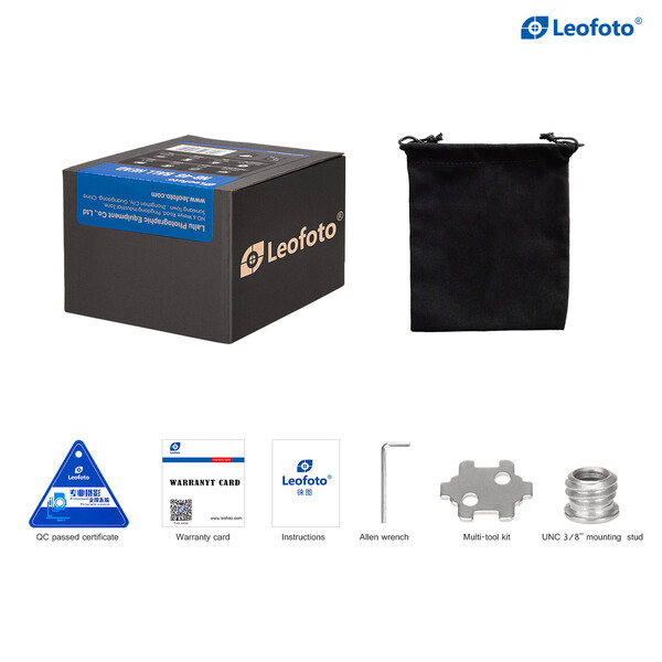 Leofoto Tripod ball-head LH-25 + Schnellwechselplatte PU-25