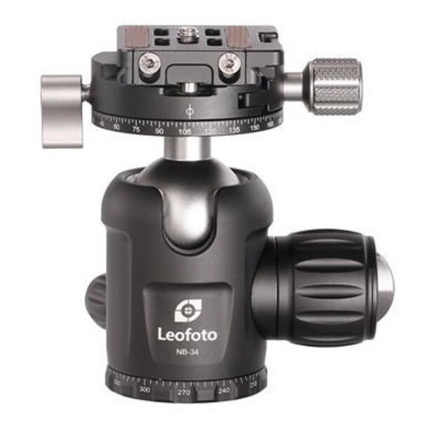 Leofoto Tripod ball-head NB-34, Dual-Panoramafunktion + Schnellwechselplatte NP-50
