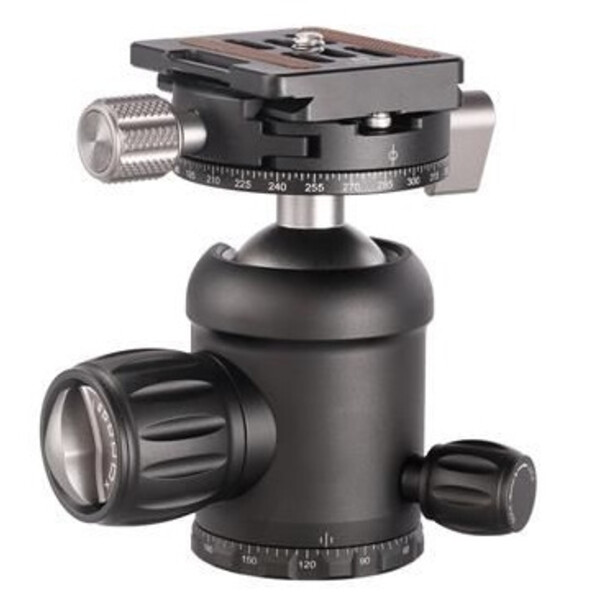 Leofoto Tripod ball-head NB-34, Dual-Panoramafunktion + Schnellwechselplatte NP-50