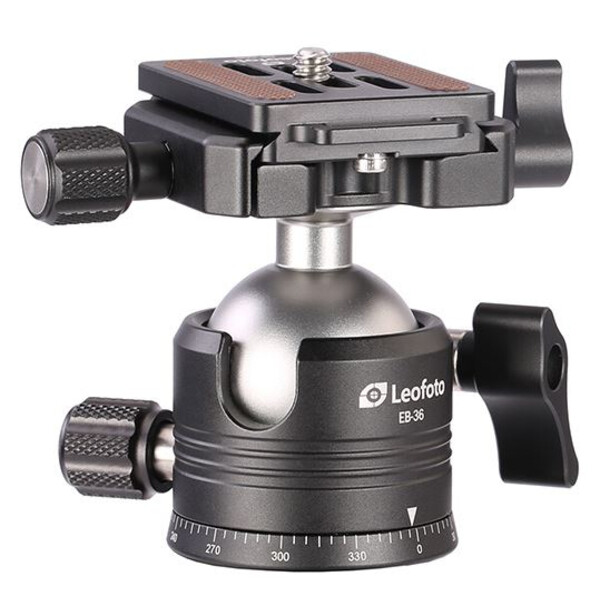 Leofoto Tripod ball-head EB-36 + Schnellwechselplatte NP-50S