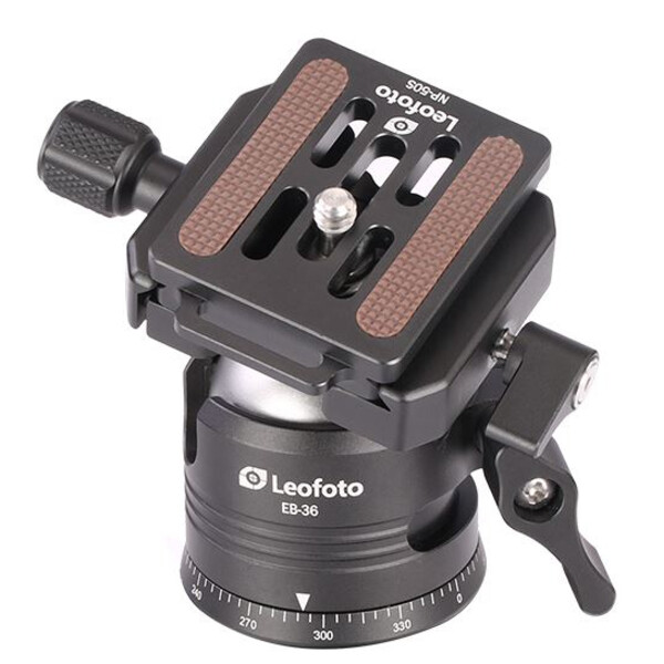 Leofoto Tripod ball-head EB-36 + Schnellwechselplatte NP-50S