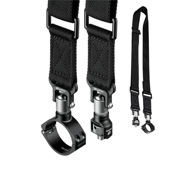 Leofoto Strap-40LM inkl. QD-Stativbeinschelle 40mm und QD-Buchse 3/8"