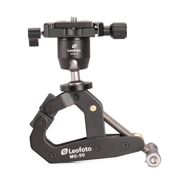 Leofoto MC-50+MTB-19 clamp tripod + ballhead with quick release plate