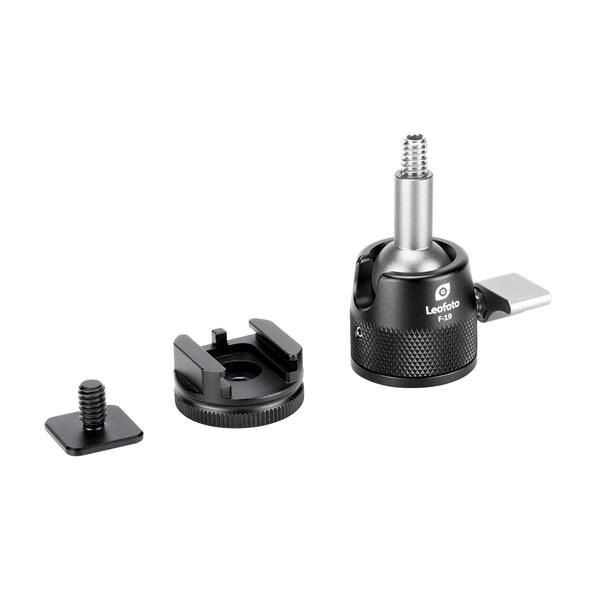 Leofoto Tripod ball-head F-19 mit Blitzschuh
