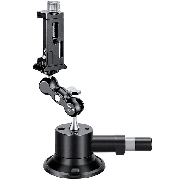 Leofoto Tripod SC-01 KIT Saugnapf klein + Gelenkarm + Smartphone-Halterung