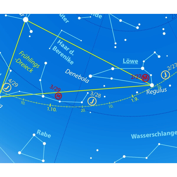 Oculum Verlag Star chart Drehbare Himmelskarte Sterne und Planeten 30cm