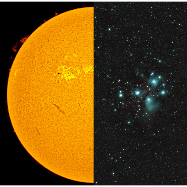 Lunt Solar Systems Solar telescope ST 70/420 LS60MT Ha B1200 Allround OTA