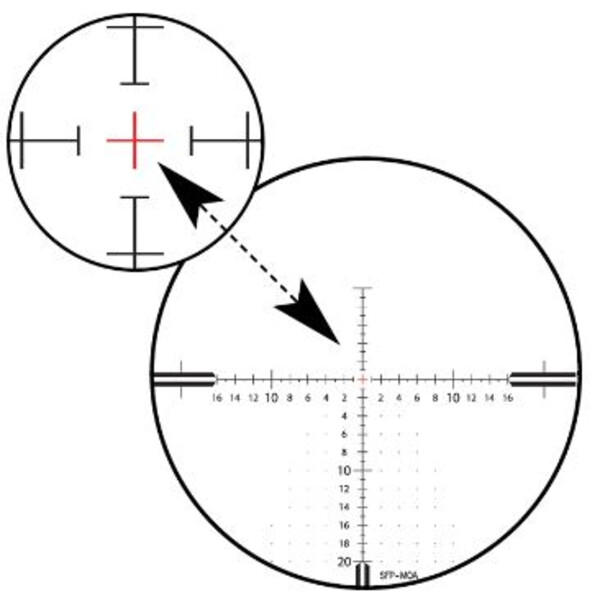 ZEISS Riflescope Conquest V4 6-24 x 50 (65) ZMOAi-T 20