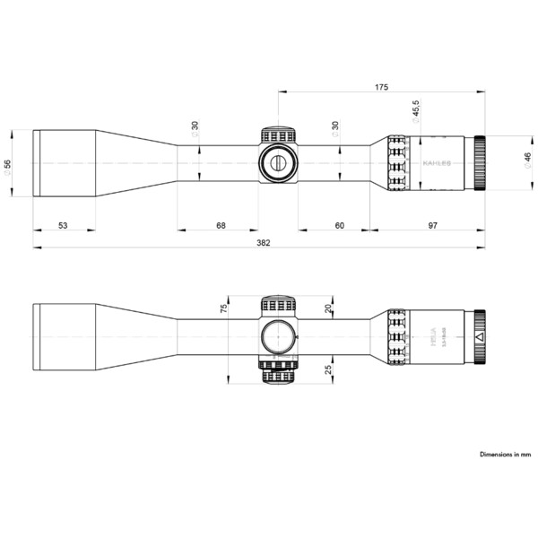 Kahles Riflescope Zielfernrohr HELIA 3,5-18x50i, G4B