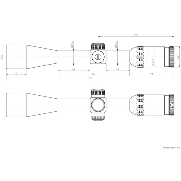 Kahles Riflescope Zielfernrohr HELIA 3 4-12x44i, 4-Dot