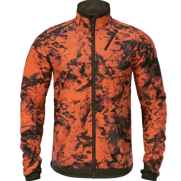 Härkila Giacca in pile Wildboar Pro Reversible, verde salice/AXIS MSP Wildboar arancione, taglia M