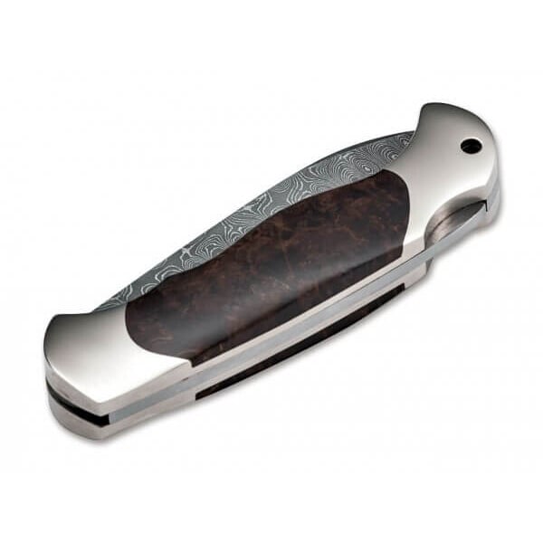 Böker Knives Scout Spearpoint Curly Birch Damascus
