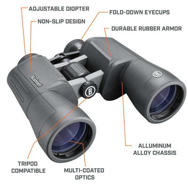 Bushnell Binoculars Powerview 2.0 20x50 Aluminium, MC