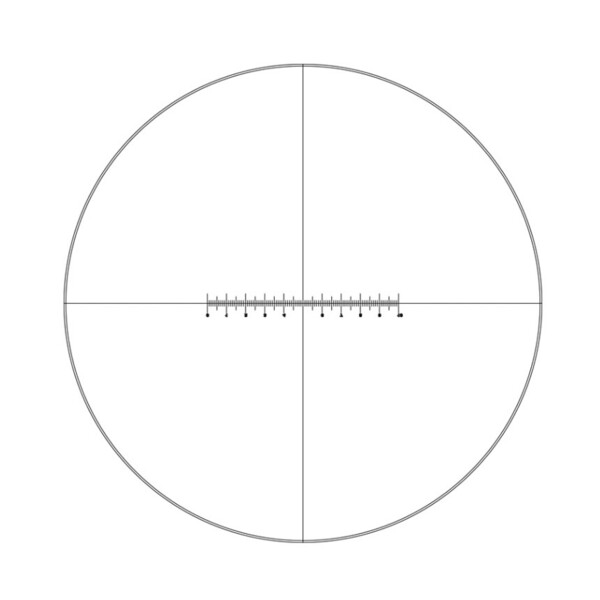 Motic Measuring eyepiece Mikrometer Okular WF10X/20mm, 10mm /100, Fadenkreuz (B3_PL)