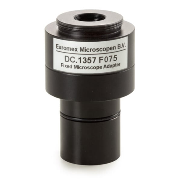 Euromex Camera adaptor DC.1357, 0.75x Objective, C-mount, f. Ø 23.2mm tube, short shaft