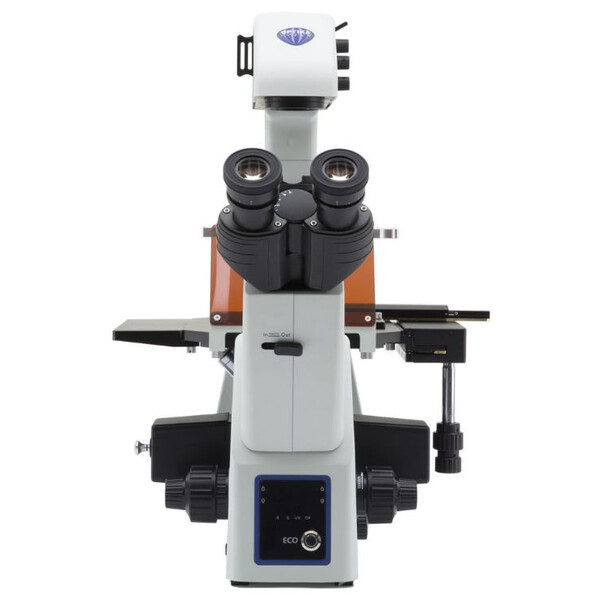 Optika Inverted microscope IM-5FLD, FL, trino, inverse, 10x24mm, AL/DL, LED 5W, 8W without objectives