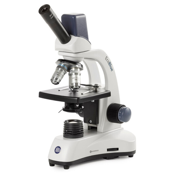 Euromex Microscope Mikroskop EcoBlue EC.1105, mono, digital, 5MP, achro. 40x, 100x, 400x 1000x, LED