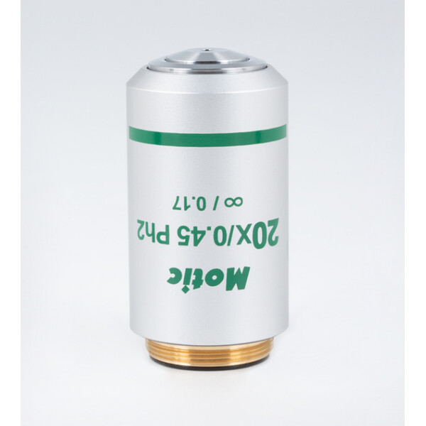 Motic Objective 20X / 0.45, wd 0.8mm, CCIS, UC plan, pos.phase Ph2, infinity
