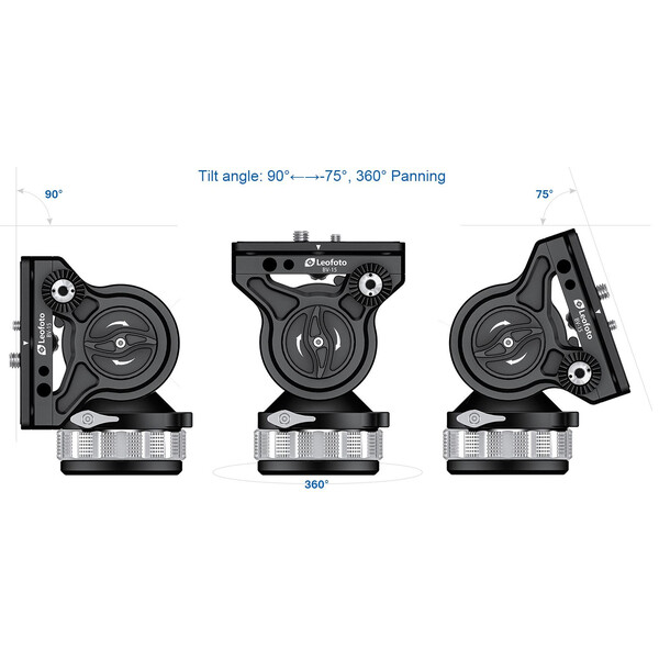 Leofoto Carbon tripod LVM-323C+BV-15 Manba LVM