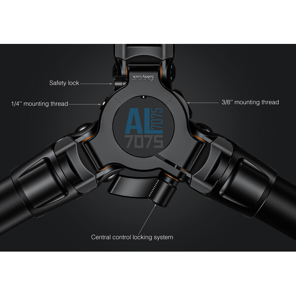 Leofoto Carbon tripod LG-284C Lucifer + Ballhead LH-36R Black