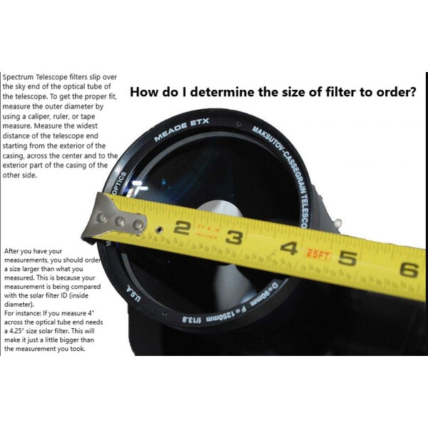 Spectrum Telescope Filters Glass Solar 235mm